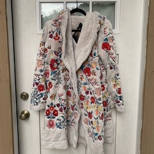 johnny was sherpa coat